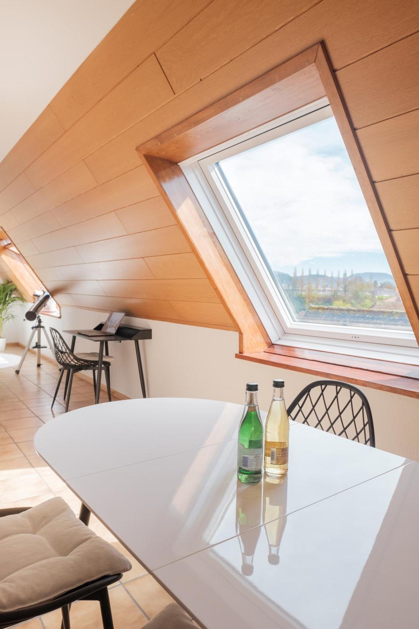 Neu Deluxe Suite Muensterblick, Maisonette, Kingsize Bett, Kueche, Netflix, Aussicht, E-Kamin Bad Säckingen Esterno foto