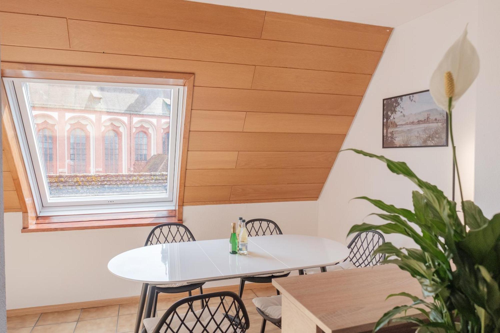 Neu Deluxe Suite Muensterblick, Maisonette, Kingsize Bett, Kueche, Netflix, Aussicht, E-Kamin Bad Säckingen Esterno foto