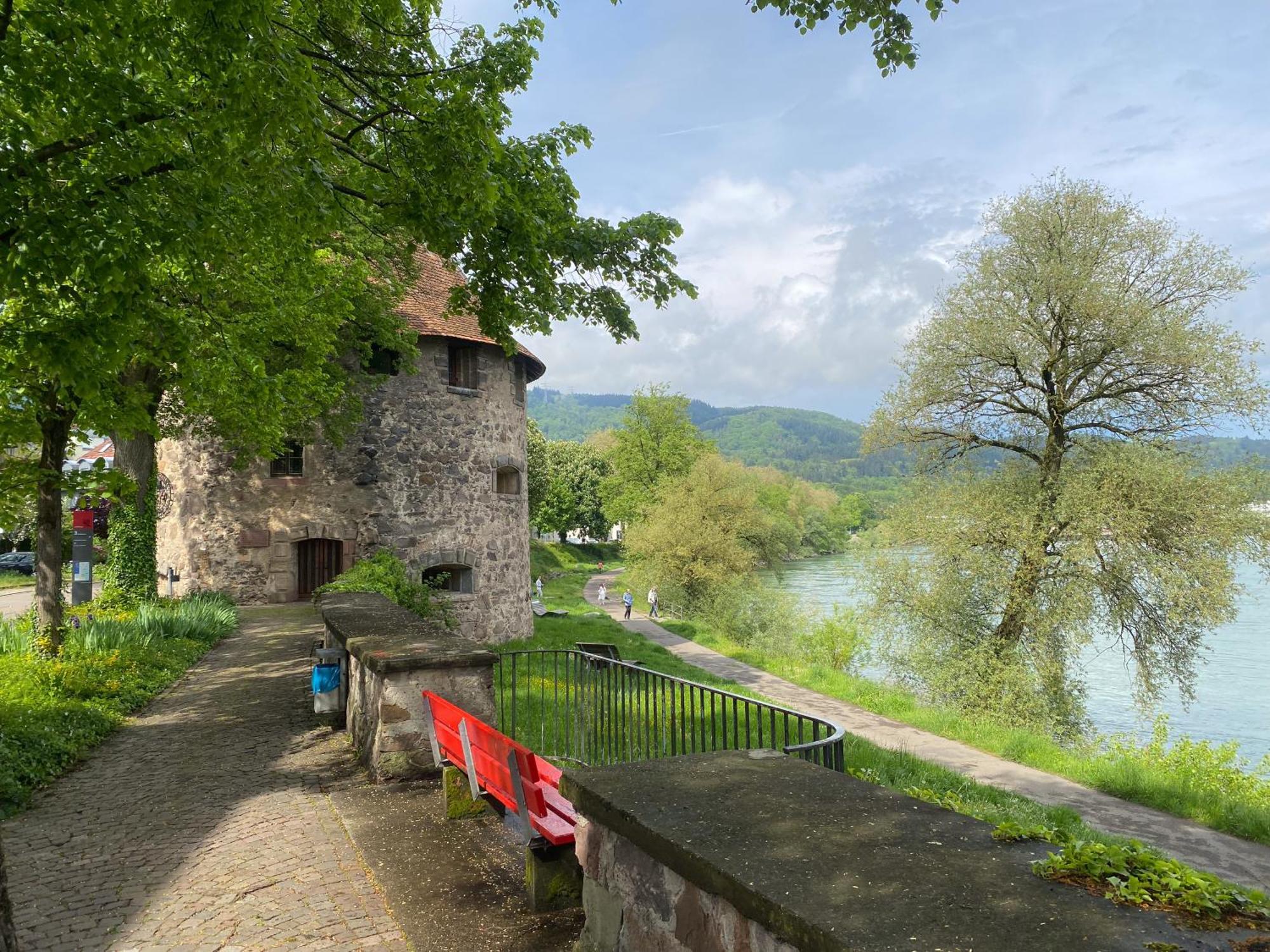 Neu Deluxe Suite Muensterblick, Maisonette, Kingsize Bett, Kueche, Netflix, Aussicht, E-Kamin Bad Säckingen Esterno foto